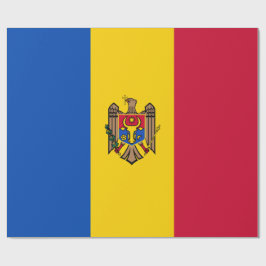モルドバ国旗 ラッピングペーパー