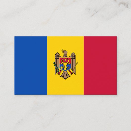 モルドバ国旗 名刺 (正面)