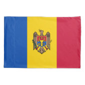 モルドバ国旗 枕カバー (裏面)