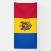 モルドバ国旗 横断幕 (縦)