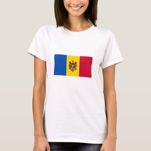 モルドバ国旗 Tシャツ (正面)