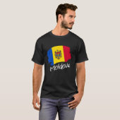 モルドバ国旗 Tシャツ (正面フル)