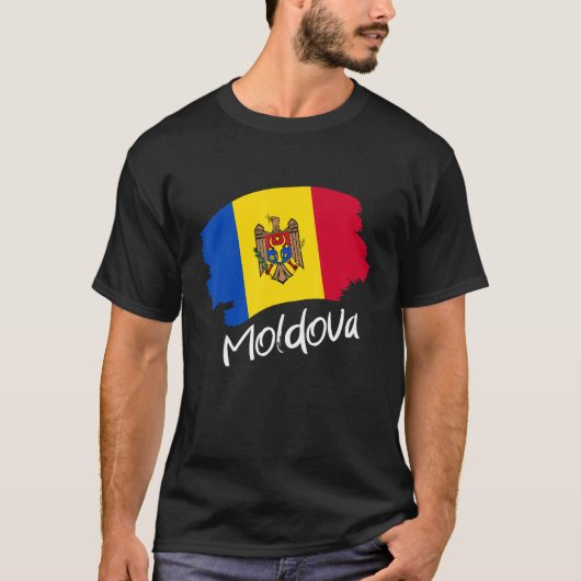 モルドバ国旗 Tシャツ (正面)