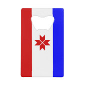 モルドビア国旗 クレジットカード栓抜き (正面)