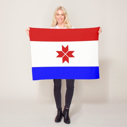 モルドビア国旗 フリースブランケット (インサイチュ)