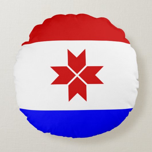 モルドビア国旗 ラウンドクッション (正面)