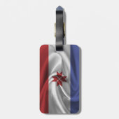 モルドビア国旗 ラゲッジタグ (裏面縦)