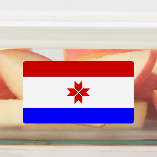 モルドビア国旗 ラベル (貼付)