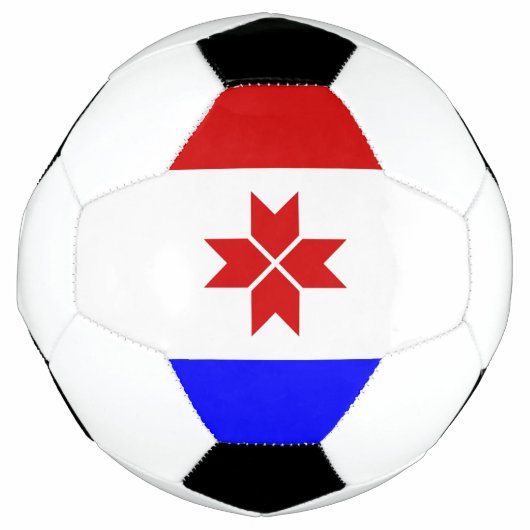 モルドヴィアの旗 サッカーボール (正面)