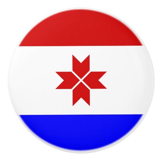 モルドヴィアの旗 セラミックノブ (正面)