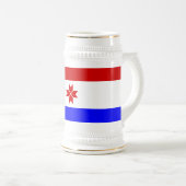 モルドヴィアの旗 ビールジョッキ (正面右)