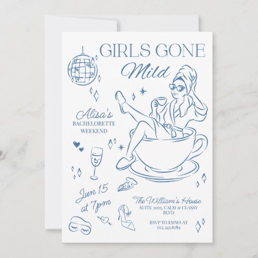 モルド・バチェロレッテの旅程 招待状 スラムへ 招待状 (正面)