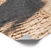 モルニの木々の間の道路上の2人の女性の歩く ポスター (角)