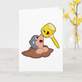 モルハンマー カード (黄色い花)