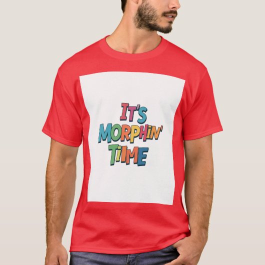 「モルヒネの時間だ」 Tシャツ (正面)