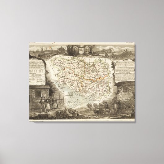 モルビハン省 キャンバスプリント (正面)