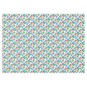 モルフォのレルム青のエキゾチックな蝶パターン テーブルクロス (正面(横))