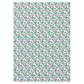 モルフォのレルム青のエキゾチックな蝶パターン テーブルクロス (正面)