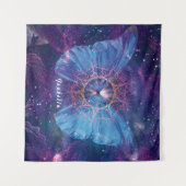 モルフォ蝶 / ギャラクシーマンダラ タペストリー (正面(横))