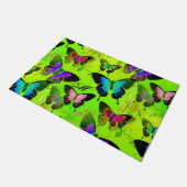 モルホアクアチョウの領域を持つモノグラム ドアマット (アングル)