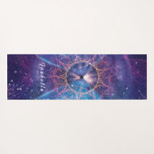 モルホバタフライ/銀河系マンダラ紙コースター ヨガマット (裏面(横))