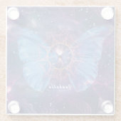 モルホバタフライ/銀河系曼荼羅 ガラスコースター (裏面)