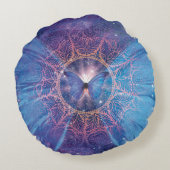 モルホバタフライ/銀河系曼荼羅 ラウンドクッション (裏面)