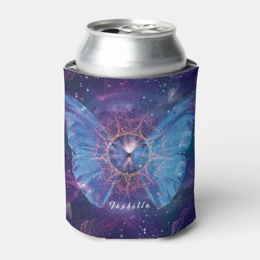 モルホバタフライ/銀河系曼荼羅 缶クーラー (缶正面)