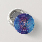 モルホバタフライ/銀河系曼荼羅 缶バッジ (正面&裏面)