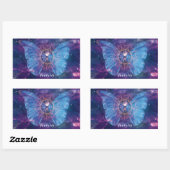 モルホバタフライ/銀河系曼荼羅 長方形シール (シート)