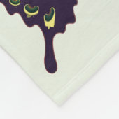 モルホブルーチョウエレガントフリースブランケット フリースブランケット (角)