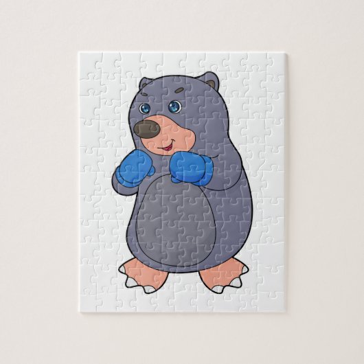 モルボクシングボクサーボクシング手袋 ジグソーパズル (縦)