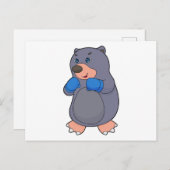 モルボクシングボクサーボクシング手袋 ポストカード (正面/裏面)