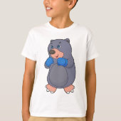 モルボクシングボクサーボクシング手袋 Tシャツ (正面)