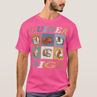 モルモットおもしろい恋人 Tシャツ