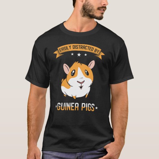 モルモットかわいい Tシャツ (正面)