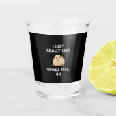 モルモットが大好きおもしろいだ ショットグラス (正面)