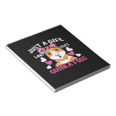 モルモットが大好きな女の子 ノートパッド (アングル)