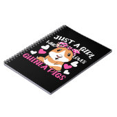 モルモットが大好きな女の子 ノートブック (左側)