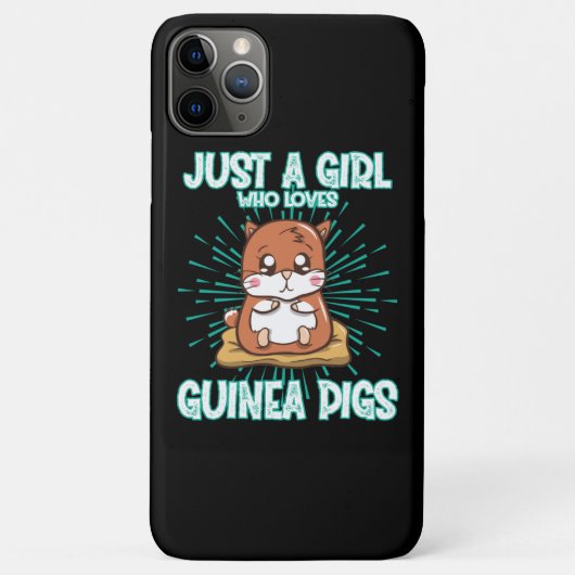 モルモットが大好きな女の子 Case-Mate iPhoneケース (裏面)