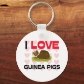 モルモットが大好き キーホルダー (正面)