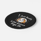 モルモットが大好き ペーパープレート (アングル)