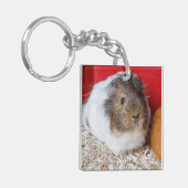 モルモットが檻の中に キーホルダー (正面左)