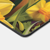 モルモットが水仙の中に デスクマット (コーナー)