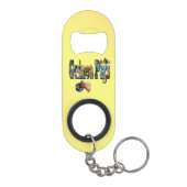 モルモットが鍵、ボトルオープナーキーリング キーホルダー栓抜き (裏面)