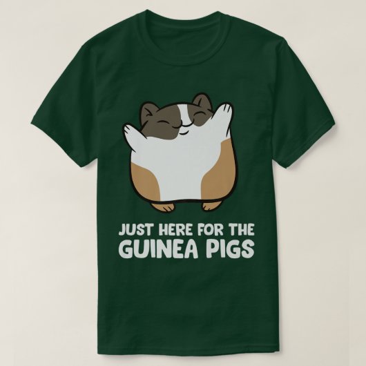 モルモットここモルモット Tシャツ (デザイン正面)