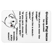 モルモットことわざ マグネット (横)