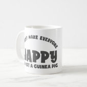 モルモットじゃなくて、みんなを幸せにできない コーヒーマグカップ (正面左)