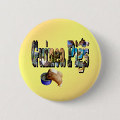 モルモットという言葉がバッジ 缶バッジ (正面)