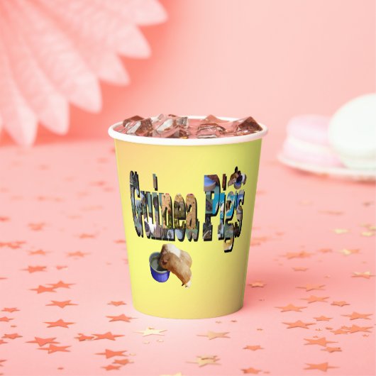 モルモットという言葉は紙パーティーカップ 紙コップ (インサイチュ)